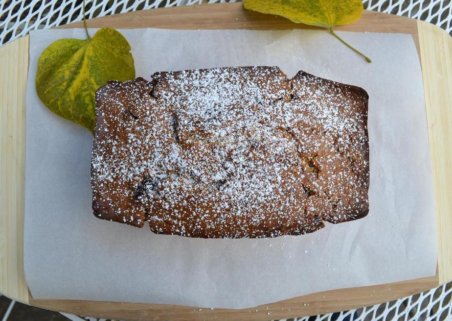 Cottage Fix - sour cream pumpkin bread with chocolate chips