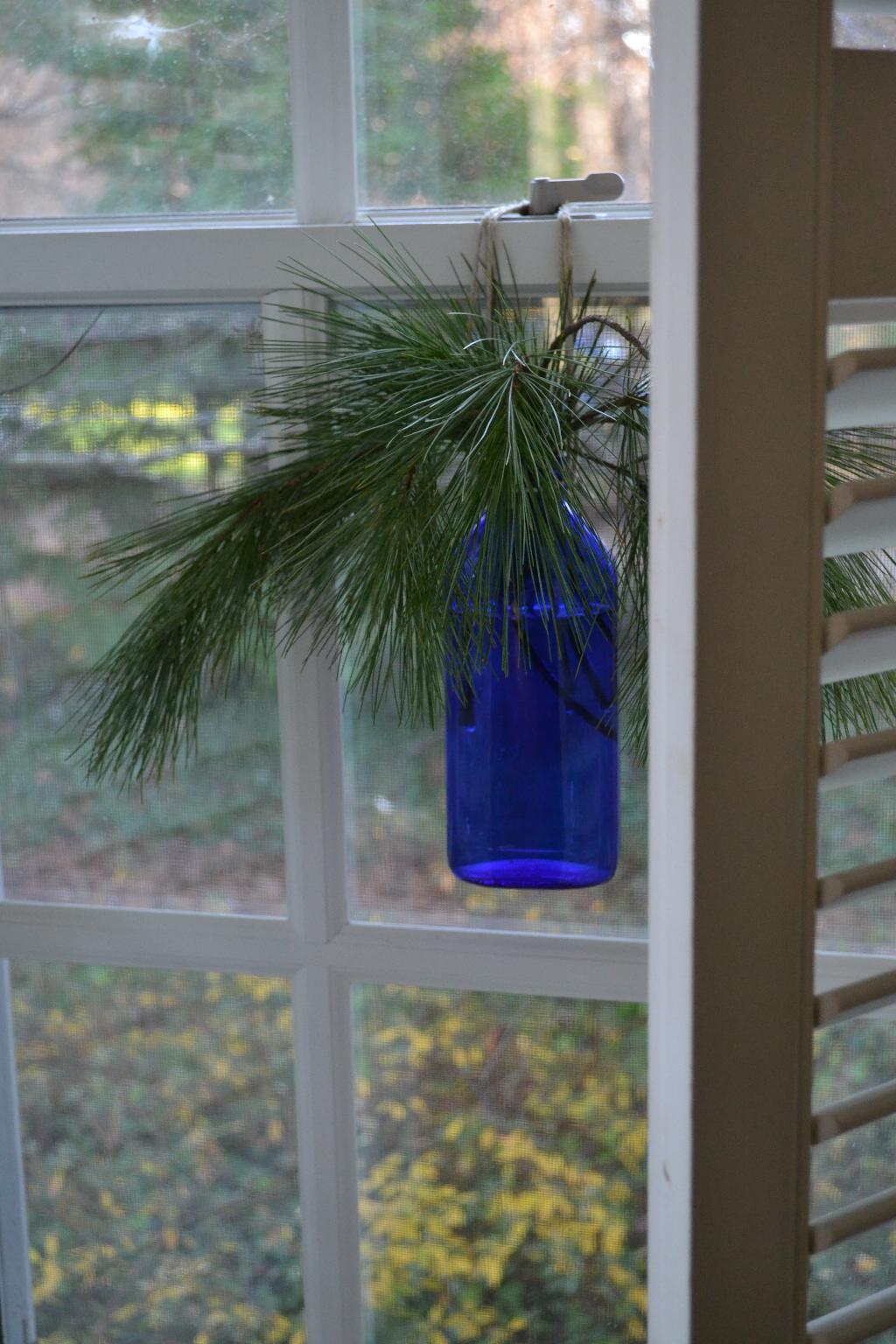 Cottage Fix - fresh pine in the blue BROMO bottle