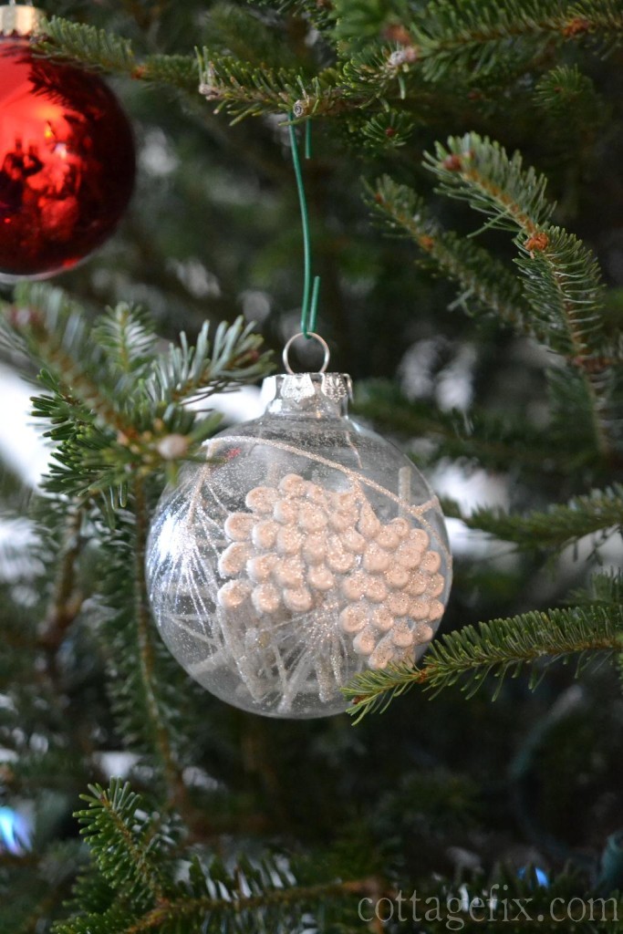 Cottage Fix blog - shabby chic Christmas bauble
