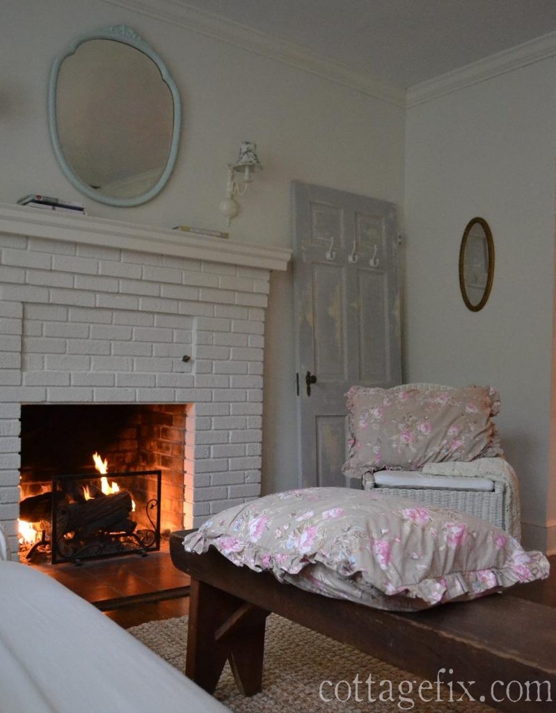 Cottage Fix blog - pink and taupe Simply Shabby Chic shams