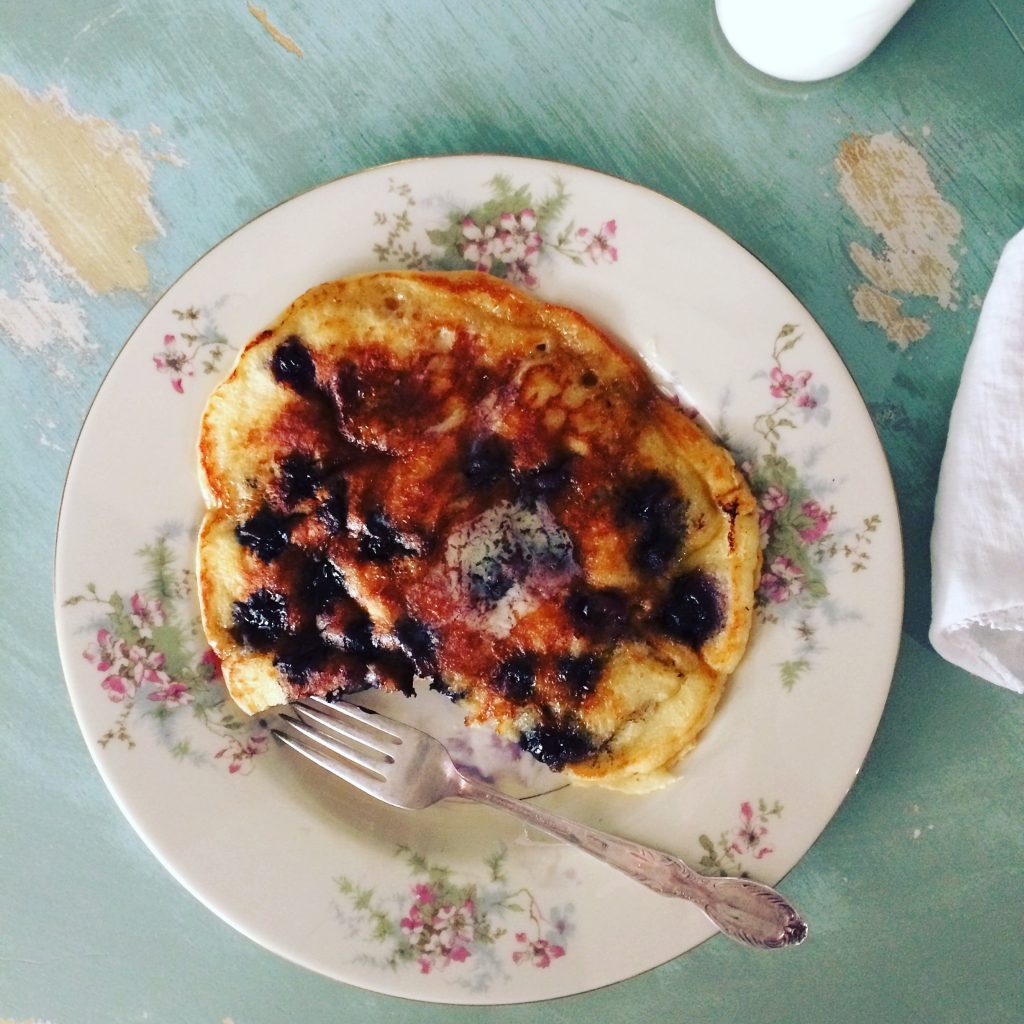 Cottage Fix blog - blueberry pancakes