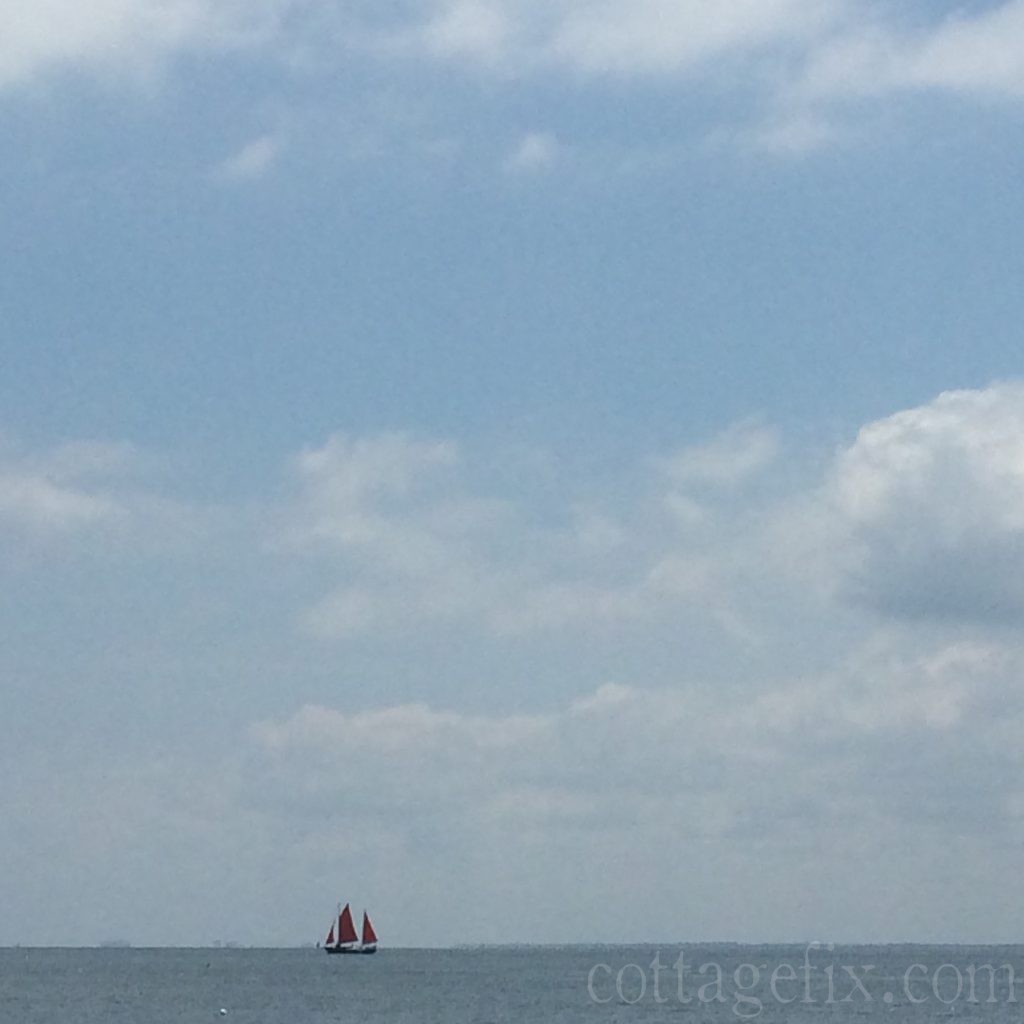 Cottage Fix blog - red sails