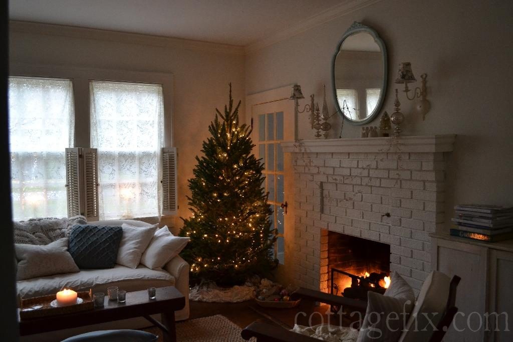 Cottage Fix blog - our Christmas tree