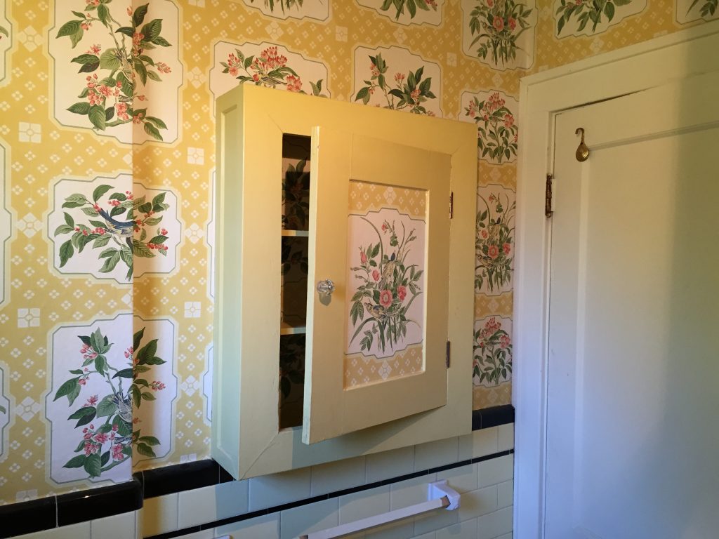 Cottage Fix blog - bathroom cabinet (before)