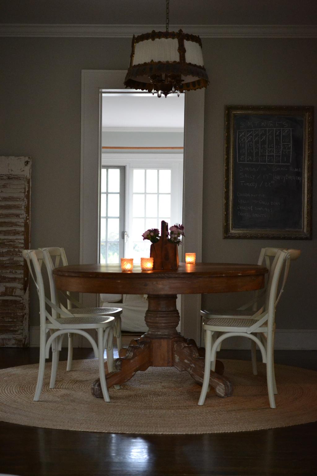 Cottage Fix blog - autumn decorating in our dining room
