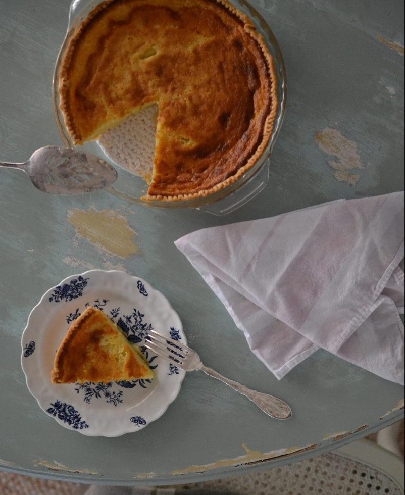 Cottage Fix blog - buttermilk pie