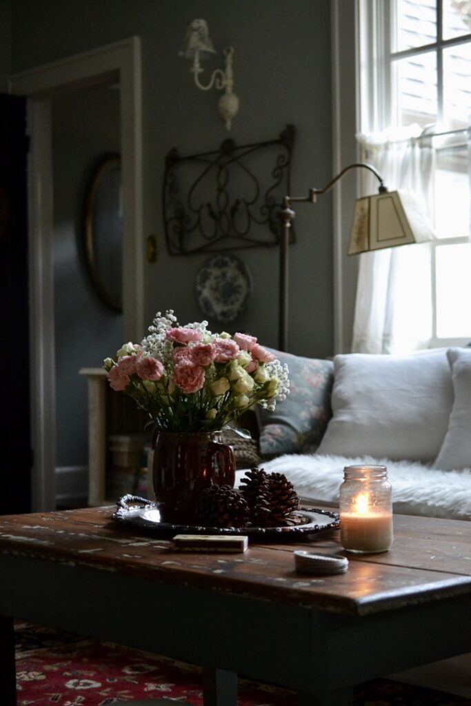 Cottage Fix blog - romantic autumn cottage decor