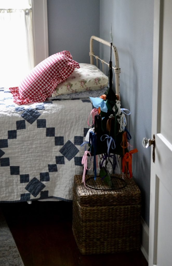 Cottage Fix blog - Christmas 2025 ribbon tree ribbon tree